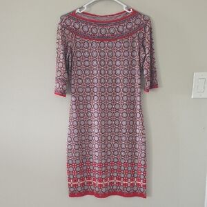 Max Studio Patterned Dress Stretch Size Small